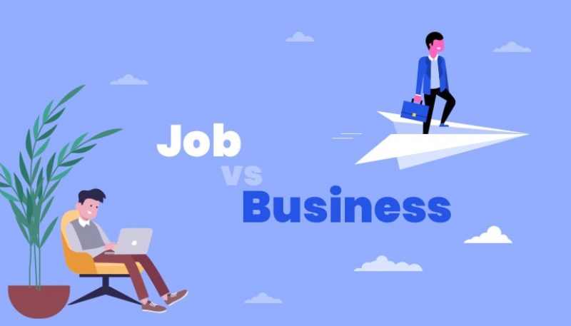 benefits of doing business over a job